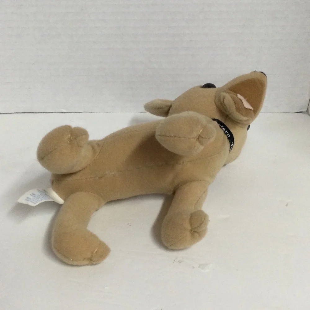 Applause Yo Quiero Taco Bell Chihuahua Tan Plush Dog Toy Does Not Talk VTG